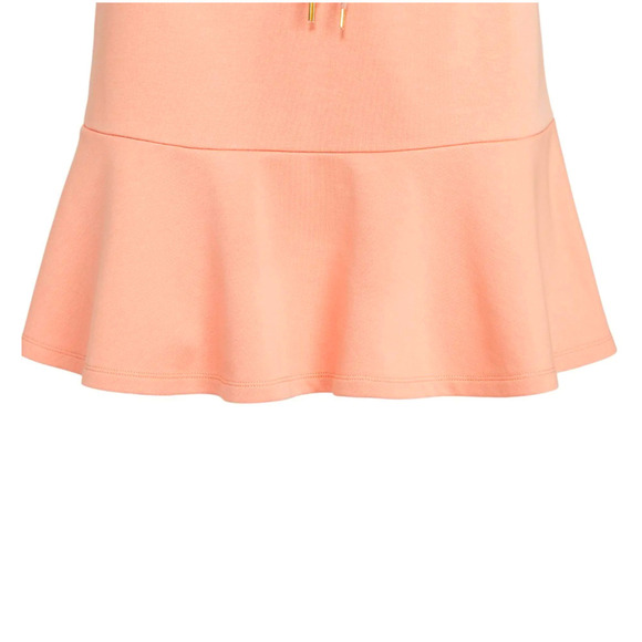 Lauren Ralph Lauren LRL NWT A-Line Drawstring Ruffle Hem Skirt Rose Tan Small - Picture 8 of 11